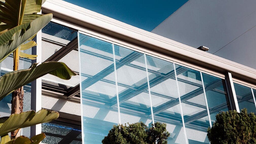 cortinas deslizantes de cristal