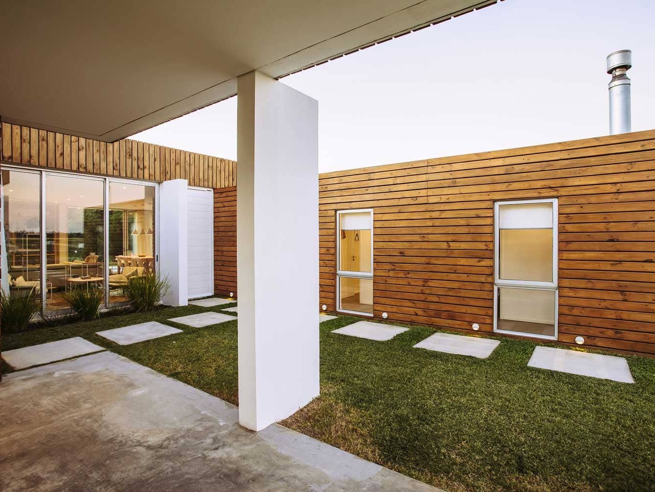 Fachada y falsos techos